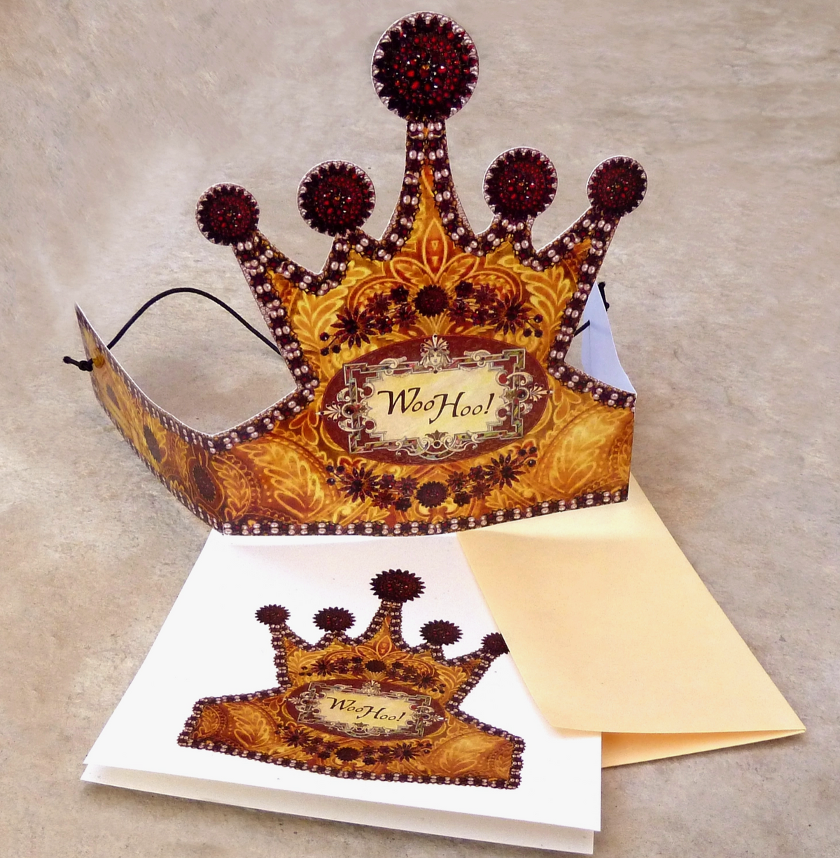 Greeting Card with Tiara