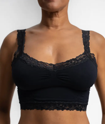 Elietian Bralette with Lace Trim